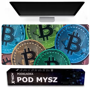 Podkładka Pod Myszke Mysz Gamingowa Mata 90X40 Btc - Podkładki pod mysz - miniaturka - grafika 1