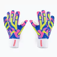 Piłka nożna - Rękawice bramkarskie PUMA Ultra Ultimate Energy Hybrid ultra blue/yellow alert/luminous pink - miniaturka - grafika 1