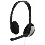 Słuchawki - Hama HS 200 czarne - miniaturka - grafika 1