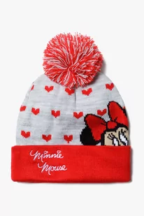 Zimowa czapka dla dziewczynki Myszka Minnie - Czapki dla dzieci - miniaturka - grafika 1