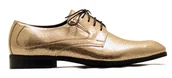 Półbuty męskie - Unikatowe złote półbuty męskie - buty wizytowe Modini T226 r. 40 - miniaturka - grafika 1