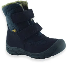 Śniegowce chłopięce buty zimowe skórzane Froddo G3160229 Granatowe - Buty dla chłopców - miniaturka - grafika 1