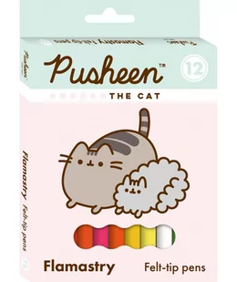 flamastry pusheen 12 kolorów - Flamastry - miniaturka - grafika 1