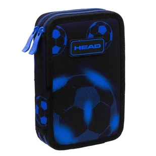 Piórnik podwójny bez wyp Head Neo Blue Football - Piórniki - miniaturka - grafika 1
