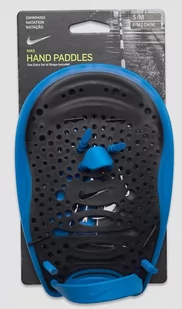 Nike, wiosełka pływackie, unisex, czarno-niebieskie, NESS9173, rozmiar S/M - Pływanie - miniaturka - grafika 1