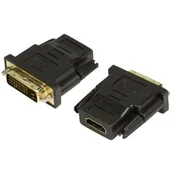 Adaptery i przejściówki - Logilink Adapter HDMI-DVI AH0001 - miniaturka - grafika 1