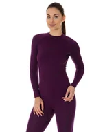 Bielizna sportowa damska - Brubeck, Koszulka damska, Thermo, fioletowy, rozmiar XL - miniaturka - grafika 1