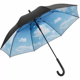 Parasol długi z wewnętrznym nadrukiem chmur + UV - Parasole - miniaturka - grafika 1