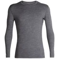 Koszulki sportowe męskie - Koszulka męska Icebreaker Mens 200 Oasis LS Crewe Rozmiar: XL / Kolor: szary - miniaturka - grafika 1