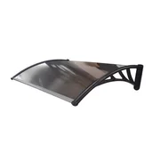 Daszki nad drzwi - Markiza COPPOLA 120 x 80 cm czarna - miniaturka - grafika 1