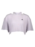Koszulki sportowe damskie - adidas Koszulka "Run Icons" w kolorze fioletowym do biegania - miniaturka - grafika 1