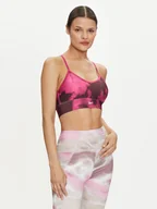 Bielizna sportowa damska - Reebok Biustonosz sportowy ID Train Train AOP Bra Clamar 100035778 Różowy - miniaturka - grafika 1
