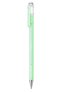 Pentel Hybrid Milky K108-PK żelowy długopis atramentowy, pastelowo-zielony, błyszczący na jasnych i kolorowych papierach, grubość linii 0,4 mm - Długopisy - miniaturka - grafika 1