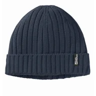 Czapki męskie - Czapka zimowa Jack Wolfskin RIB KNIT BEANIE night blue - ONE SIZE - miniaturka - grafika 1