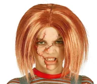 Dodatki do strojów karnawałowych - Peruka Laleczka Z Horroru - miniaturka - grafika 1