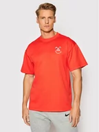 Koszulki męskie - Nike T-Shirt All Conditions Gear CU0098 Czerwony Regular Fit - miniaturka - grafika 1