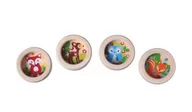 Zabawki interaktywne dla dzieci - Askato Drewniana gra Balansujące kuleczki - miniaturka - grafika 1