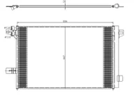 Akcesoria do klimatyzacji i ogrzewania - Skraplacz, klimatyzacja NRF 350369 - miniaturka - grafika 1
