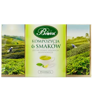 Bifix Herbata eksp. kompozycja 6 zielonych 0026323 - Herbata - miniaturka - grafika 1