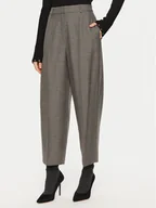 Spodnie damskie - Herskind Spodnie materiałowe Olsen 5329140 Szary Relaxed Fit - miniaturka - grafika 1