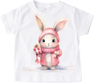 Koszulki dla dziewczynek - Koszulka na święta dla dziecka santa88 - miniaturka - grafika 1