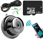 Minikamery i aparaty szpiegowskie - MINI KAMERA FULL HD SZPIEGOWSKA DETEKCJA +KARTA 32 - miniaturka - grafika 1