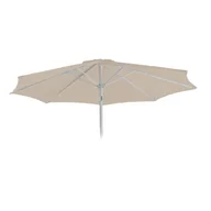 Parasole ogrodowe - Pokrowiec wymienny na parasol N19, pokrowiec wymienny na parasol, Ø 3m tkanina/tekstylia ~ kremowy - miniaturka - grafika 1