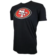 Koszulki męskie - New Era dorosłych T-Shirt NFL Team logo Tee SAN FRANCISCO 49ERS, czarny, XS 11073653-Black - miniaturka - grafika 1
