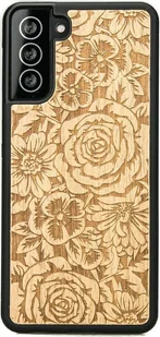 BeWood Drewniane Etui Samsung Galaxy S21 RÓŻE ANIEGRE - Etui i futerały do telefonów - miniaturka - grafika 1