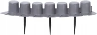 Ogrodzenia - Prosperplast Palisada IPAL7 szara 6 cm 4,05 m - miniaturka - grafika 1