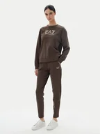 Dresy damskie - EA7 Emporio Armani Dres 7W000115 AF13135 U6139 Brązowy Regular Fit - miniaturka - grafika 1