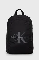 Plecaki - Calvin Klein Jeans plecak K50K509346.9BYY męski kolor czarny duży z nadrukiem - miniaturka - grafika 1