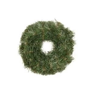 Wianek z folii PCV 28 cm zielony - Choinki - miniaturka - grafika 1