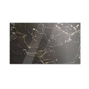 Szklana deska kuchenna HOMEPRINT Czarny marmur dekoracyjny 60x52 cm - Deski do krojenia Szklana deska kuchenna HOMEPRINT Czarny marmur dekoracyjny 60x52 cm - Deski do krojenia - miniaturka - grafika 1