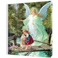 Ikony i obrazy sakralne - Obraz religijny na płótnie Anioł Stróż - miniaturka - grafika 1