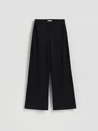 Spodnie damskie - Reserved - Spodnie w paski - granatowy - miniaturka - grafika 1