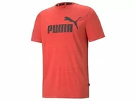 Koszulki męskie - Koszulka Męska Puma Czerwona 586736-11 L - miniaturka - grafika 1