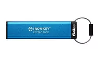 Pendrive - Kingston 64GB IronKey Keypad 200C USB-C FIPS 140-3 Lvl 3 AES-256 - darmowy odbiór w 22 miastach i bezpłatny zwrot Paczkomatem aż do 15 dni - miniaturka - grafika 1