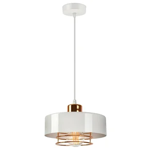 Lampa Sufitowa Led Wisząca Żyrandol Plafon Loft Led Biała - Lampy sufitowe - miniaturka - grafika 1