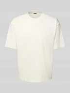 Koszulki męskie - T-shirt z detalem z logo - miniaturka - grafika 1
