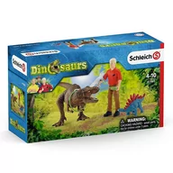 Figurki dla dzieci - Schleich Dinosaurs. 41465. Atak Tyranozaura Rexa - miniaturka - grafika 1