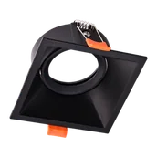 Oprawy, klosze i abażury - Eko-Light Oczko Sufitowe Podtynkowe Kwadratowe Ruchome 1xGU10 IP20 Czarny MLOS7242 - miniaturka - grafika 1