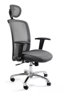 Fotel biurowy, krzesło biurowe UniqueMeble Fotel biurowy, ergonomiczny, Expander, szary - Fotele i krzesła biurowe Fotel biurowy, krzesło biurowe UniqueMeble Fotel biurowy, ergonomiczny, Expander, szary - Fotele i krzesła biurowe - miniaturka - grafika 1