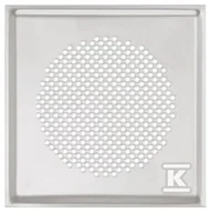 Akcesoria do wentylacji i klimatyzacji - Kratka dekoracyjna Venezia - do skrzynki rozprężnej CLRF / TVA z filtrem, DN125, biała 990322090 - miniaturka - grafika 1