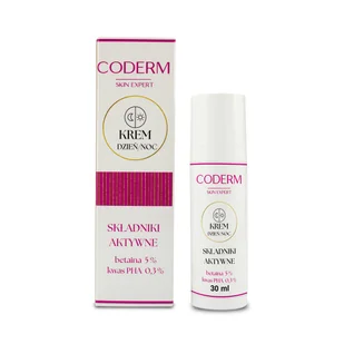 Coderm, Silnie nawilżający krem na dzień i noc 30 ml - Kremy do twarzy - miniaturka - grafika 1