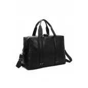 Torebki damskie - Duża Torba Podróżna LUIGISANTO z dopinanym Paskiem - miniaturka - grafika 1