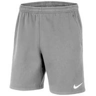 Spodenki męskie - Nike, Spodenki męskie, Park 20 Fleece Short CW6910 063, szary, rozmiar S - miniaturka - grafika 1