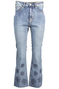 DESIGUAL JEANS DENIM WOMAN NIEBIESKI - Spodnie damskie - miniaturka - grafika 1