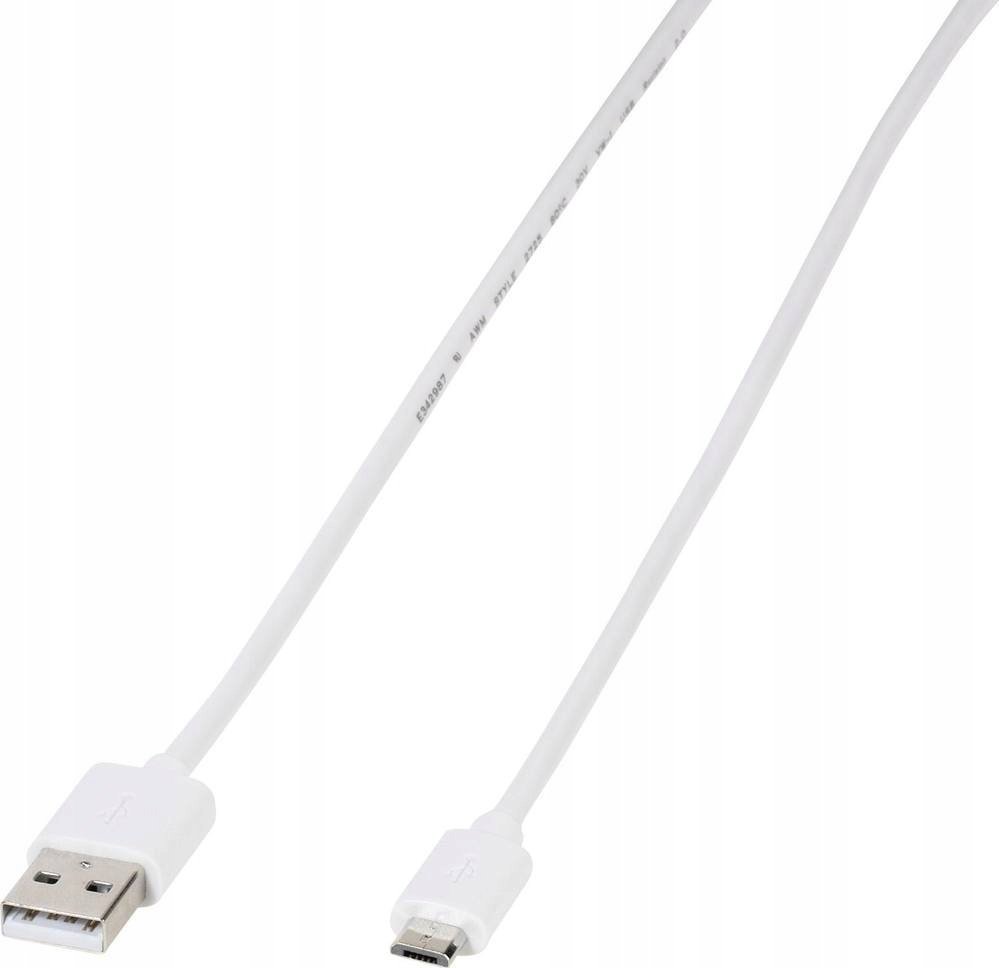 Vivanco cable Polybag microUSB 1m 39451