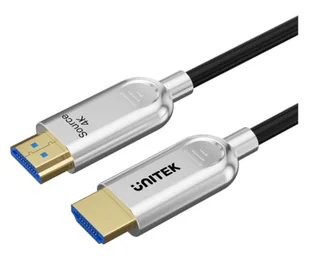 Unitek Kabel optyczny HDMI 2.0 AOC 4K 60Hz 15 m - Kable komputerowe i do monitorów - miniaturka - grafika 1